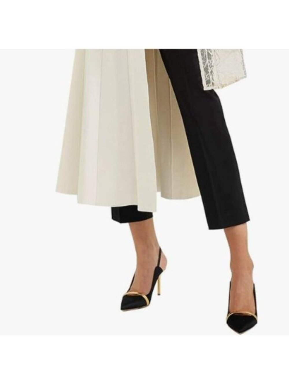 FSJ Women Classy Pointed Toe Thin High Heel Slingback Pump Office Prom Dress